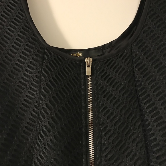 Maje black dress size S T1 - Picture 7 of 8